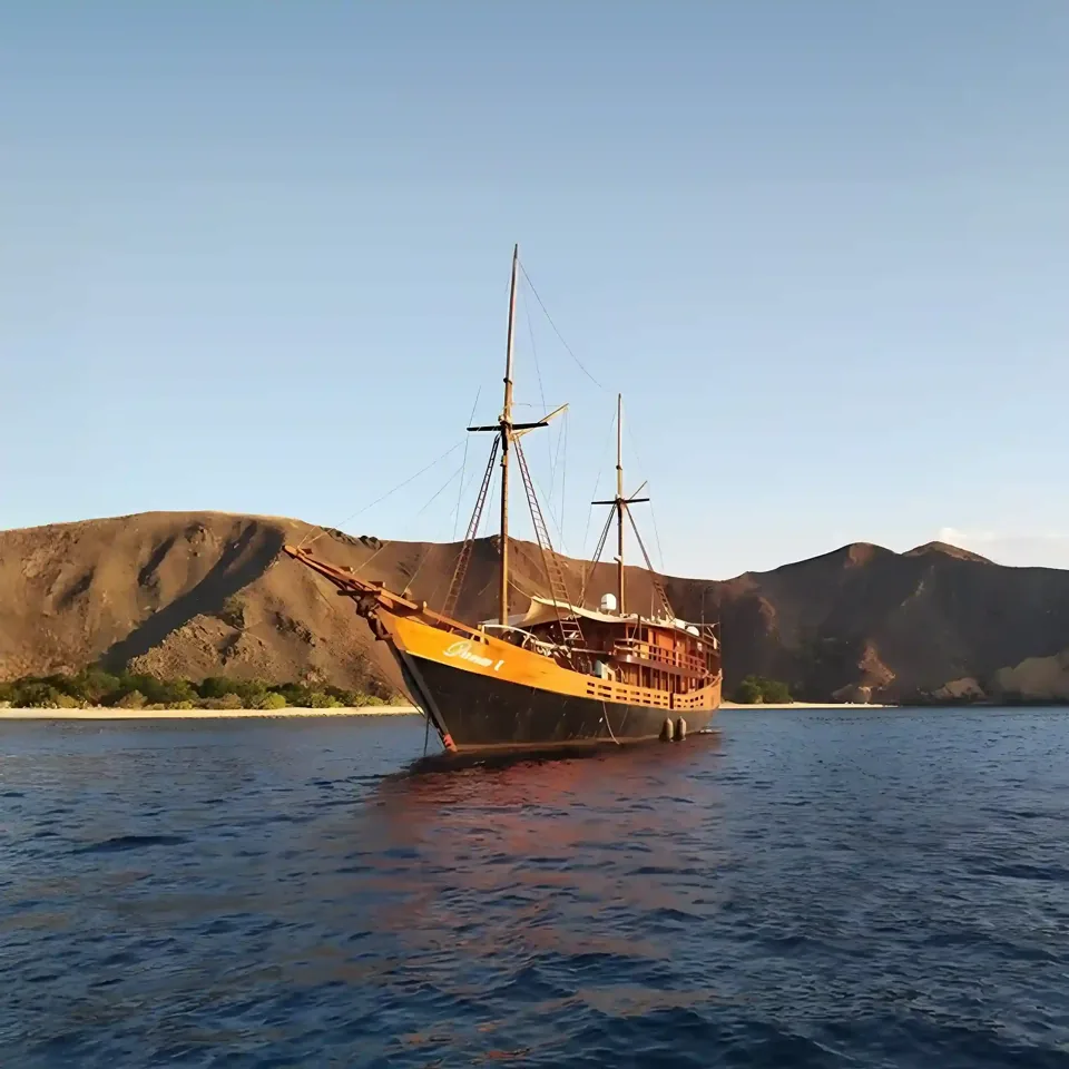 Damai 2, 43 m Traditiona Phinisi, 7 cabins for 12 guests