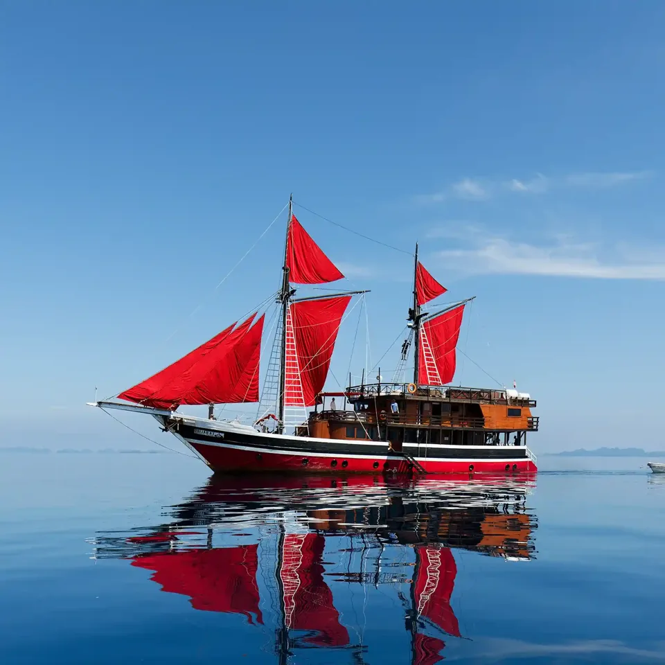 La Galigo, 33 m Iron wood and teak, 7 cabins for 14 guests