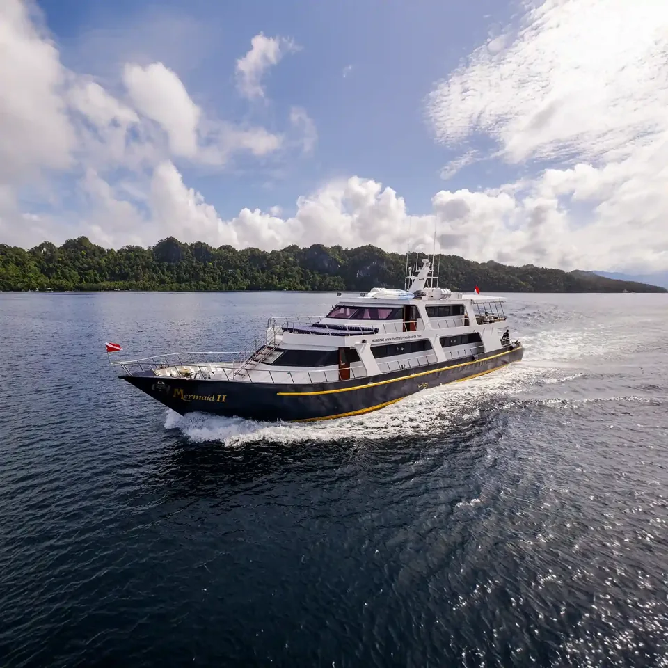 Mermaid II, 33 m Twin engine steel motor yacht, 10 cabins for 18 guests