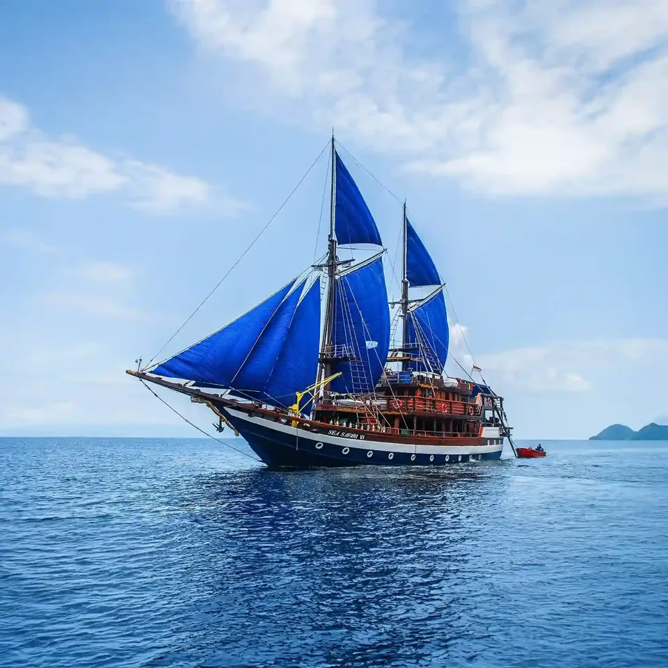 Sea Safari 6, 36 m Phinisi Buginese Schooner, 10 cabins for 20 guests